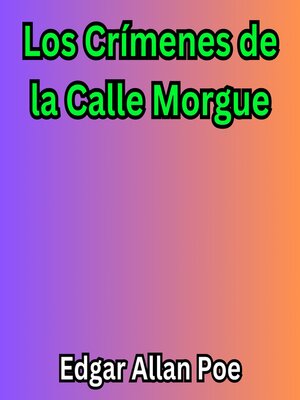 cover image of Los Crímenes de la Calle Morgue